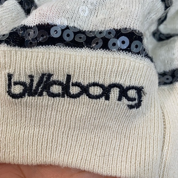 Billabong zip sequin stripe top, small - Picture 4 of 4